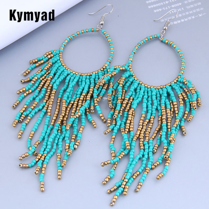 Ethnic Fashion Trends 2025 - Kymyad أقراط 2025 الاتجاه الجديد طويل