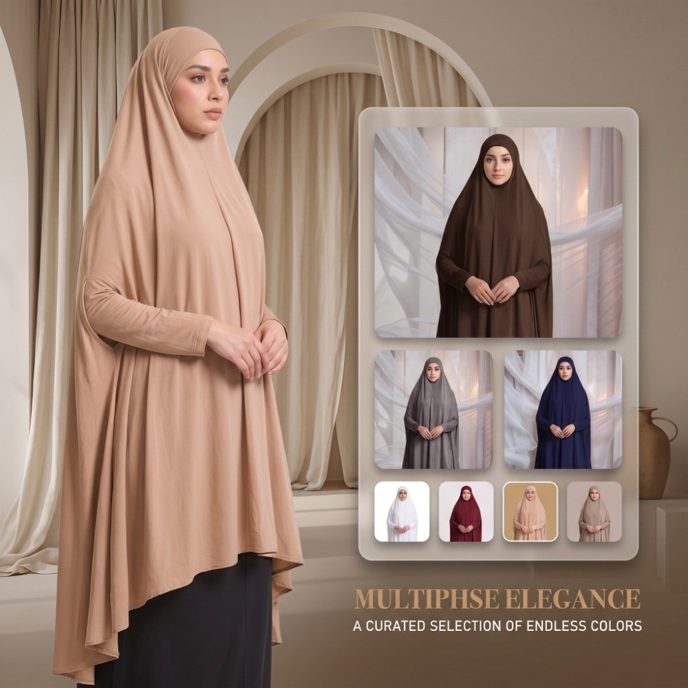 Abaya Modest Wear - قفطان سادة، عبايات مسلمة أنيقة، ملابس