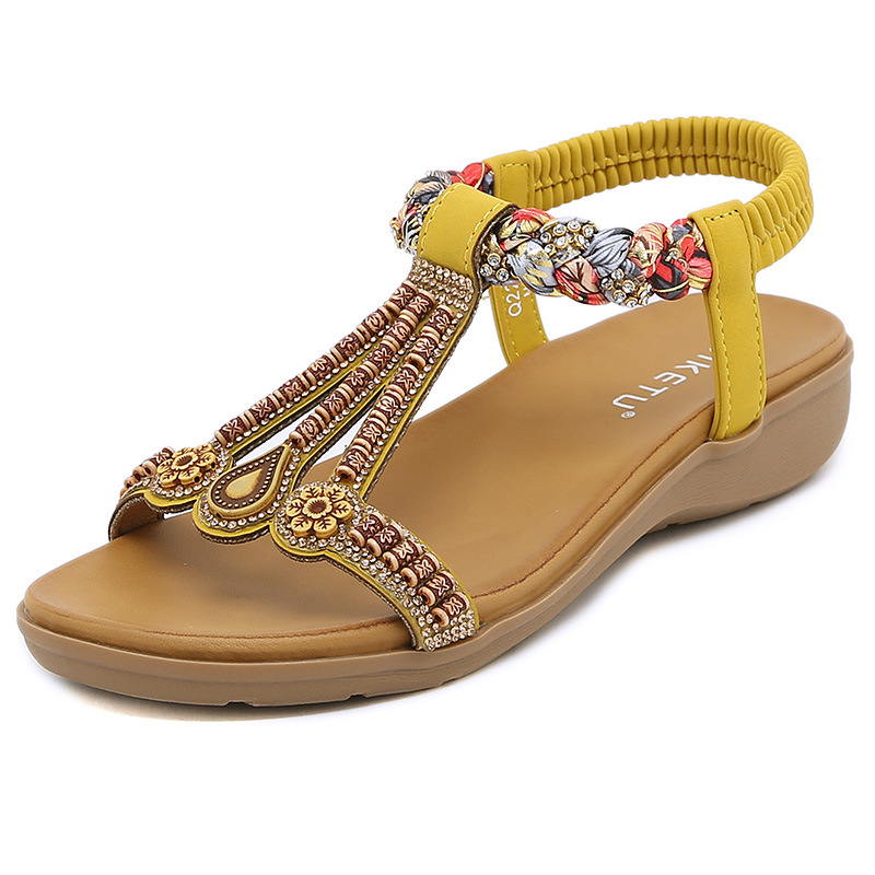 صنادل نسائية صيفية جديدة متعدد - مراجعة Ethnic Fashion Trends 2025 وسعره