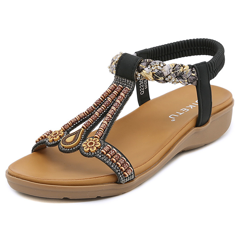 صنادل نسائية صيفية جديدة متعدد - مراجعة Ethnic Fashion Trends 2025 وسعره