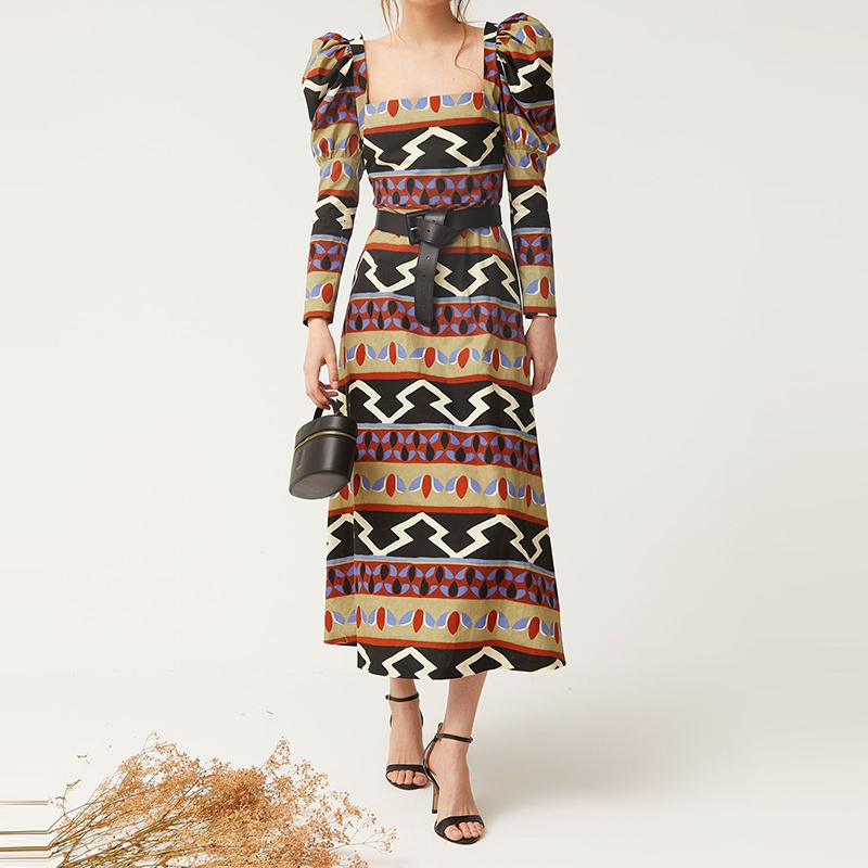 فستان ماكسي بنمط عرقي عتيق الط - مراجعة Ethnic Fashion For Ladies وسعره