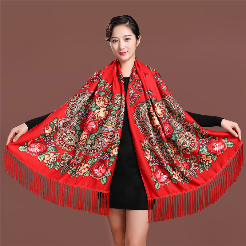 النمط الروسي الفاخرة الأزهار ا - مراجعة Ethnic Fashion For Ladies وسعره