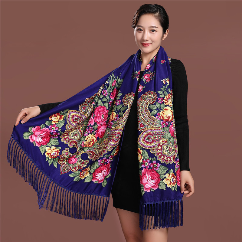 النمط الروسي الفاخرة الأزهار ا - مراجعة Ethnic Fashion For Ladies وسعره