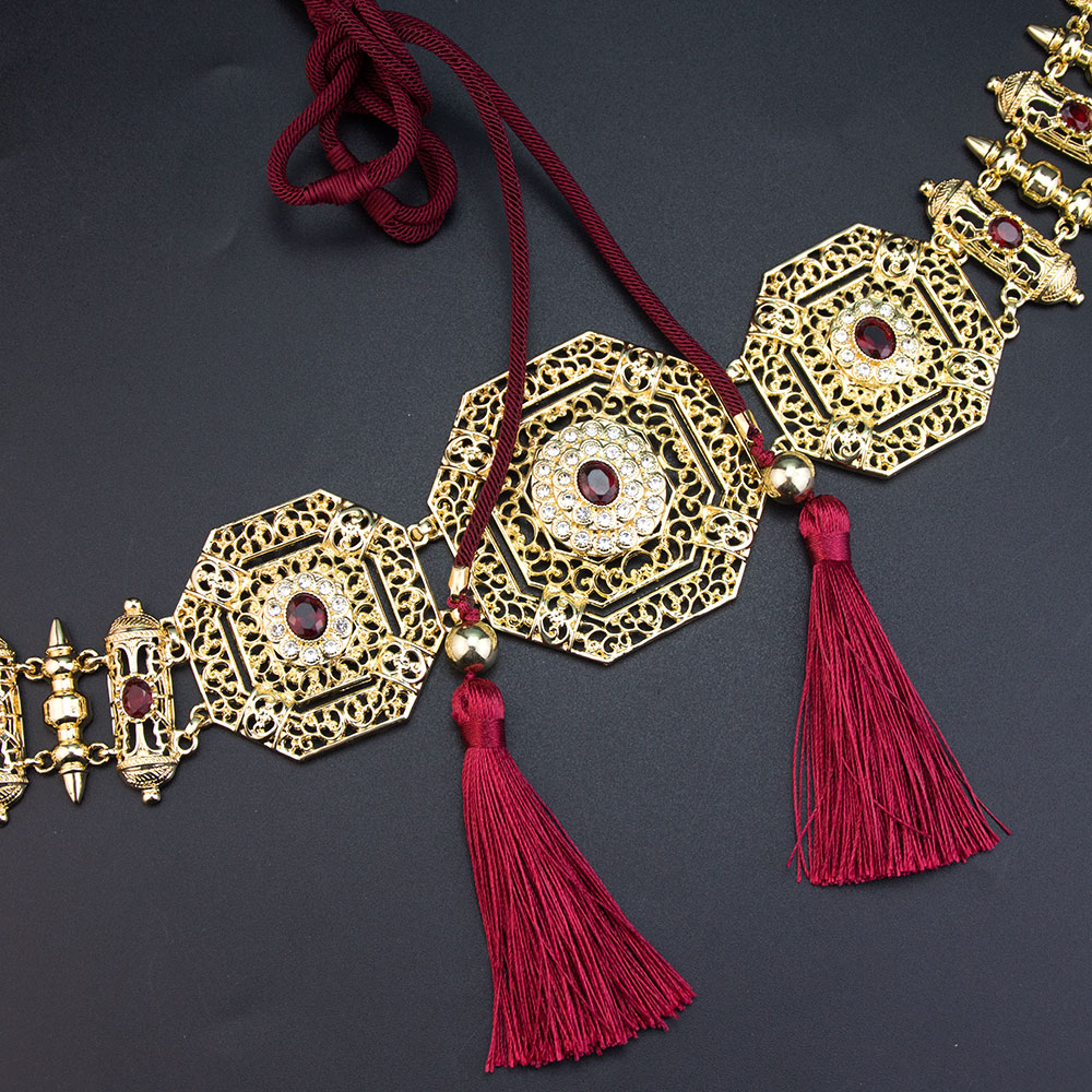 حزام حبل مصنوع يدويًا للنساء ، - مراجعة Ethnic Fashion For Ladies وسعره