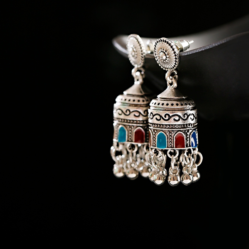 مجوهرات Jhumka Jhumki الهندية  - مراجعة Ethnic Indian Fashion وسعره