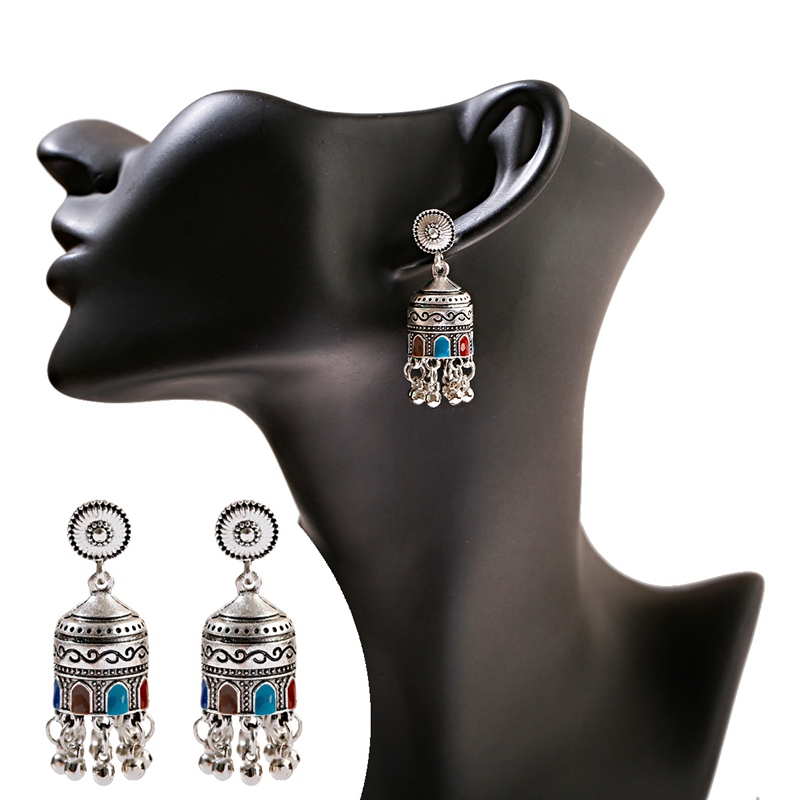 مجوهرات Jhumka Jhumki الهندية  - مراجعة Ethnic Indian Fashion وسعره